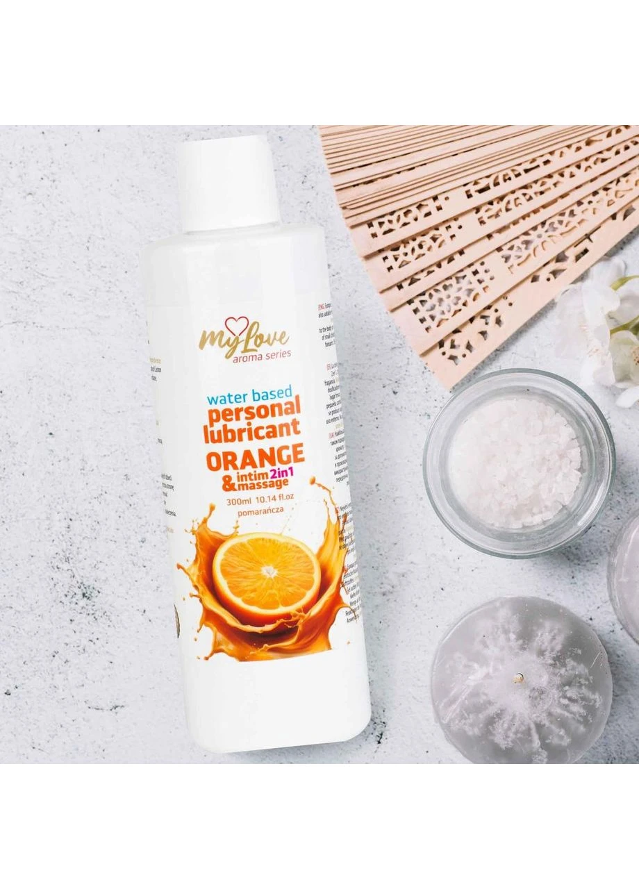 2в1 лубрикант и массажный гель - MyLove Aroma Series Intim&Massage Orange, 300 мл Boss Series (400993166)