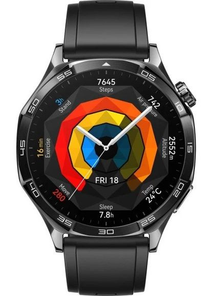 Smart Watch GT 5 46mm (VLI-B19) Black (Fluoroelastomer Strap) UA Huawei (330029650)