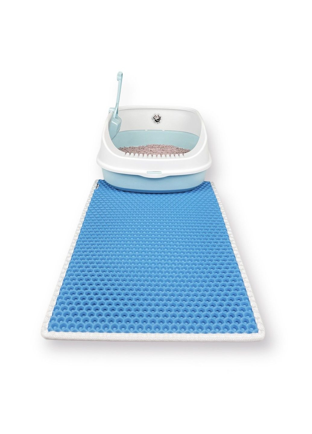 Лоток (туалет) для котів з лопаткою 48х38х20 см CAT IN BOX (301425544)