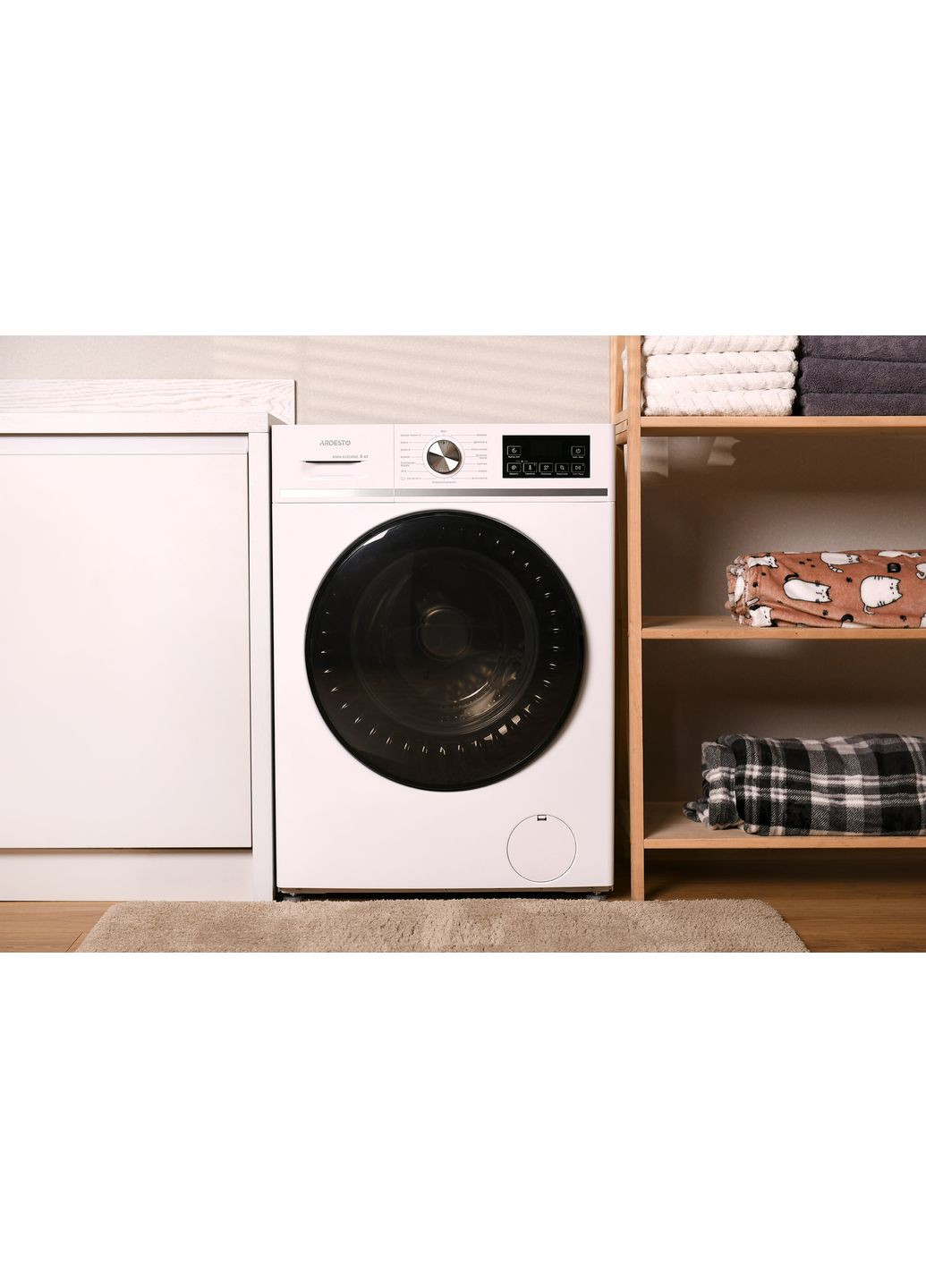 Пральна машина WMW-6102WBD фронтальна Black Mars, 6кг, 1200, А++, 45см, дисплей, пара, Ardesto (364275150)