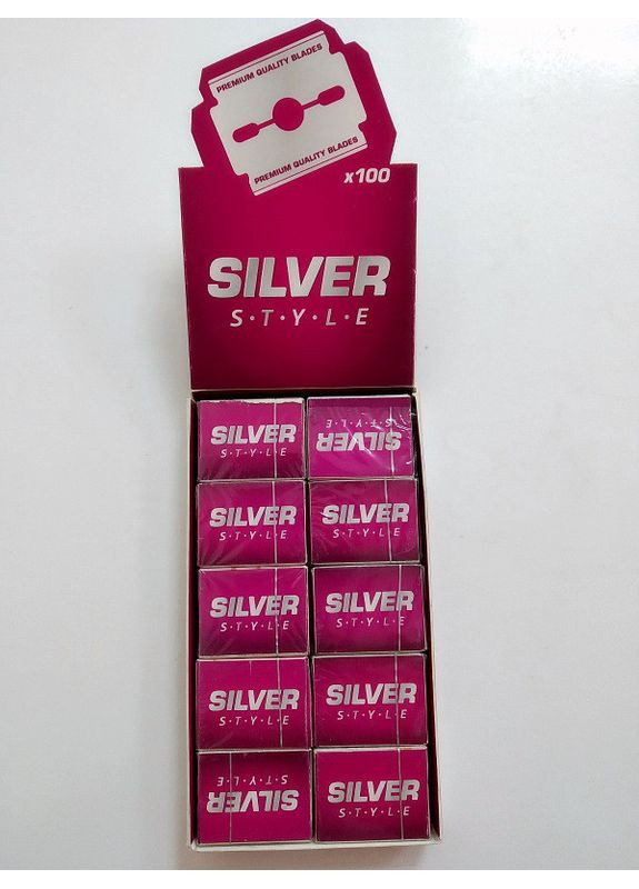 Леза змінні для педикюрного станка Professional Silver 10 штук QPI (302723520)