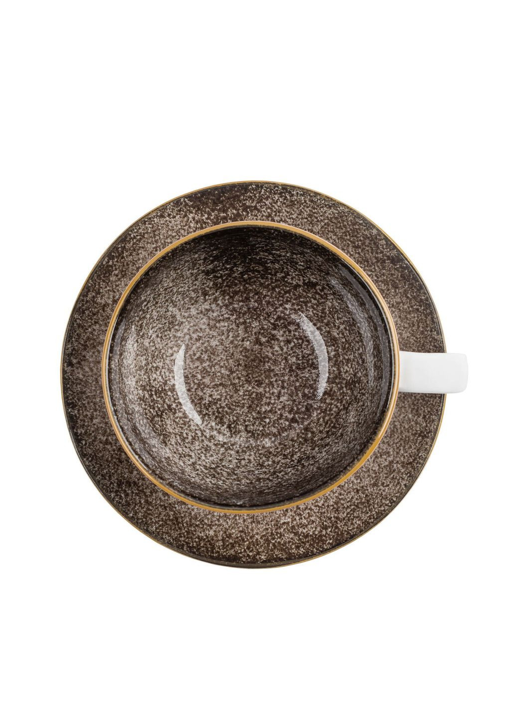 Кружка с блюдцем Grey Ferns 24-319-011 220 мл Krauff L.Glinska (324795027)