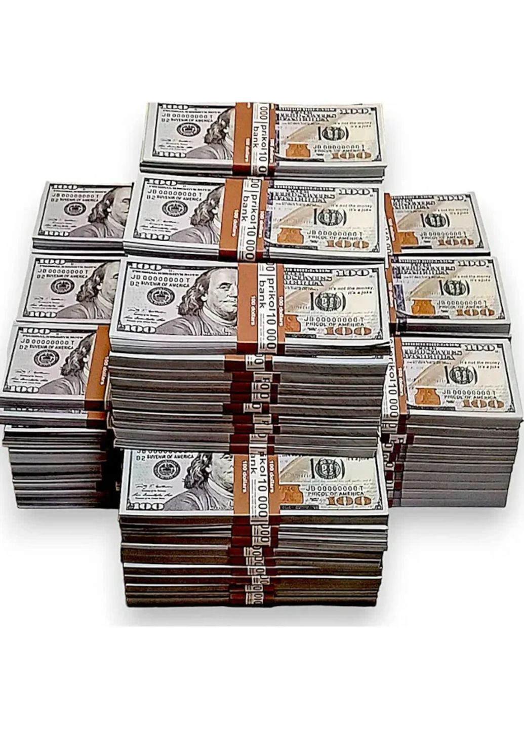Сувенирные деньги 100 $ Доллар 80 шт (комплект 10 пачек) Home (314983610)