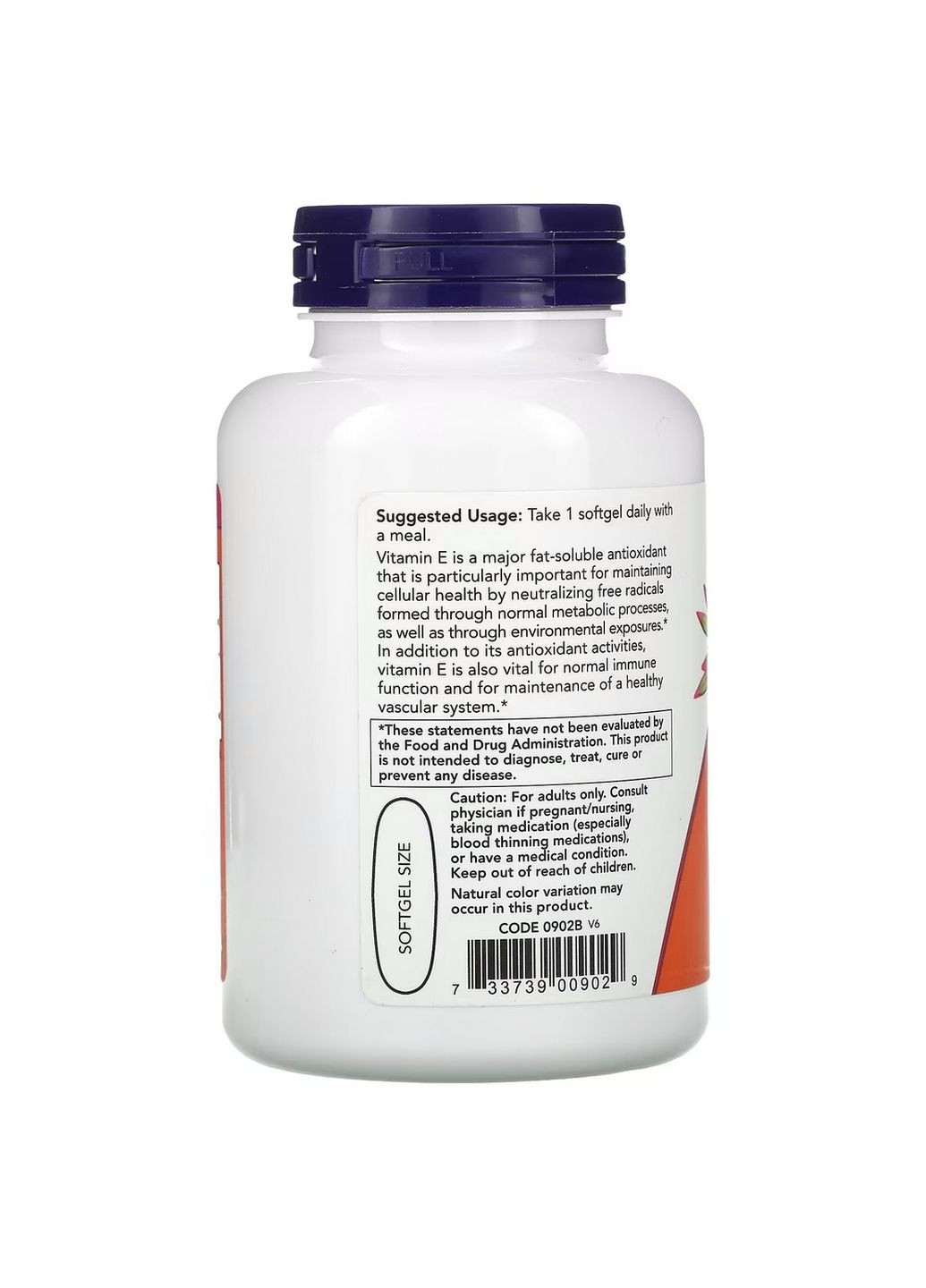 Вітаміни та мінерали Vitamin E-1000 with Mixed Tocopherols, 100 капсул Now (293416607)