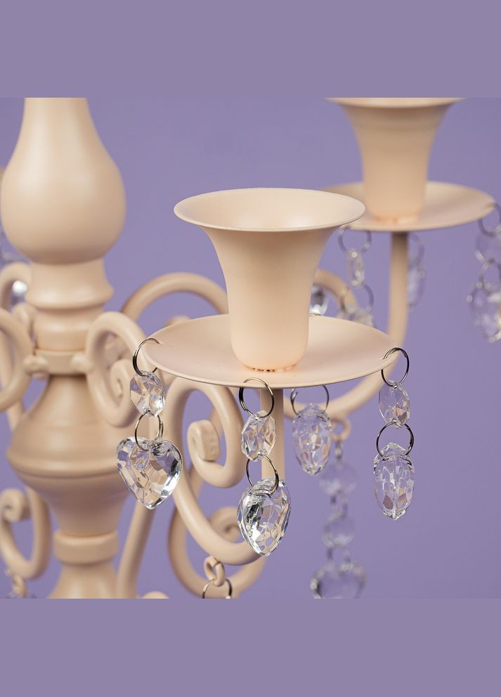 Подсвечник на 5 свечей с кристаллами 66 см 12011-022 Lefard (346531771)