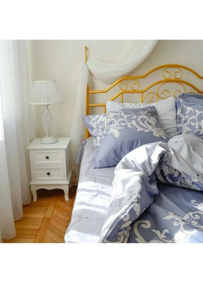 Постільна білизна полуторна Сатин Twill 566-1-5 210х143 см Viluta (336328043)