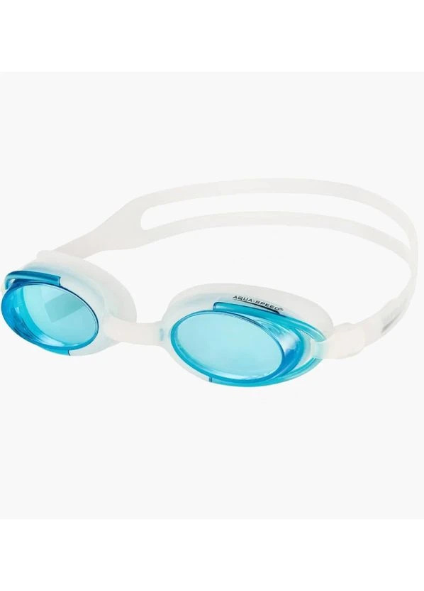 Окуляри для плавання Malibu White 008-29 Aqua Speed (394075180)