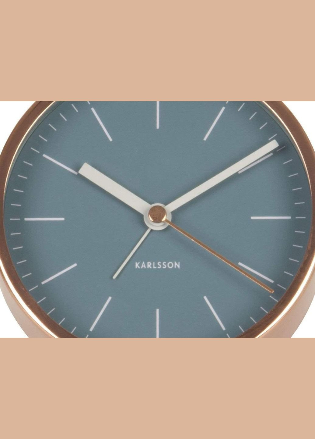 Настольные часы KA5536BL Minimal 10x10x4 см Синий Karlsson (302237897)