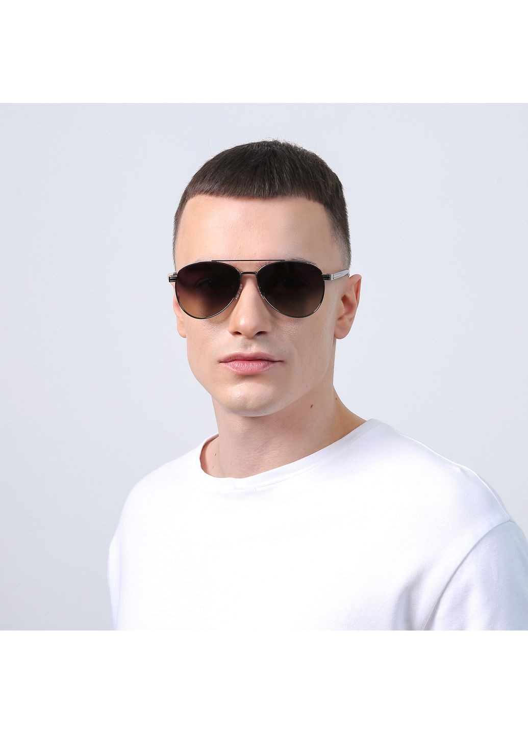 Солнцезащитные очки с поляризацией Авиаторы мужские 737-372 LuckyLOOK 737-372M (322855302)