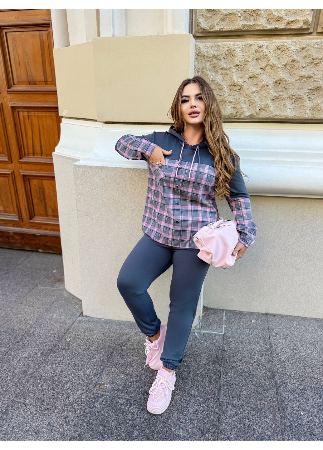 Женский костюм прогулочный больших размеров Style Point (357238057)