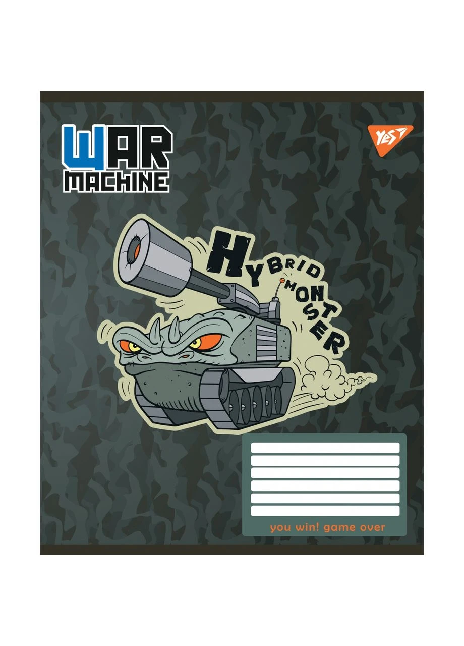 Тетрадь уч. " " 12л.== /766296/ "War machine" (25/500) Yes (392417397)