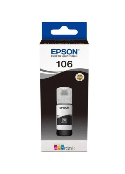 Контейнер с чернилами 106 EcoTank L7160/L7180 черный Epson (387366887)