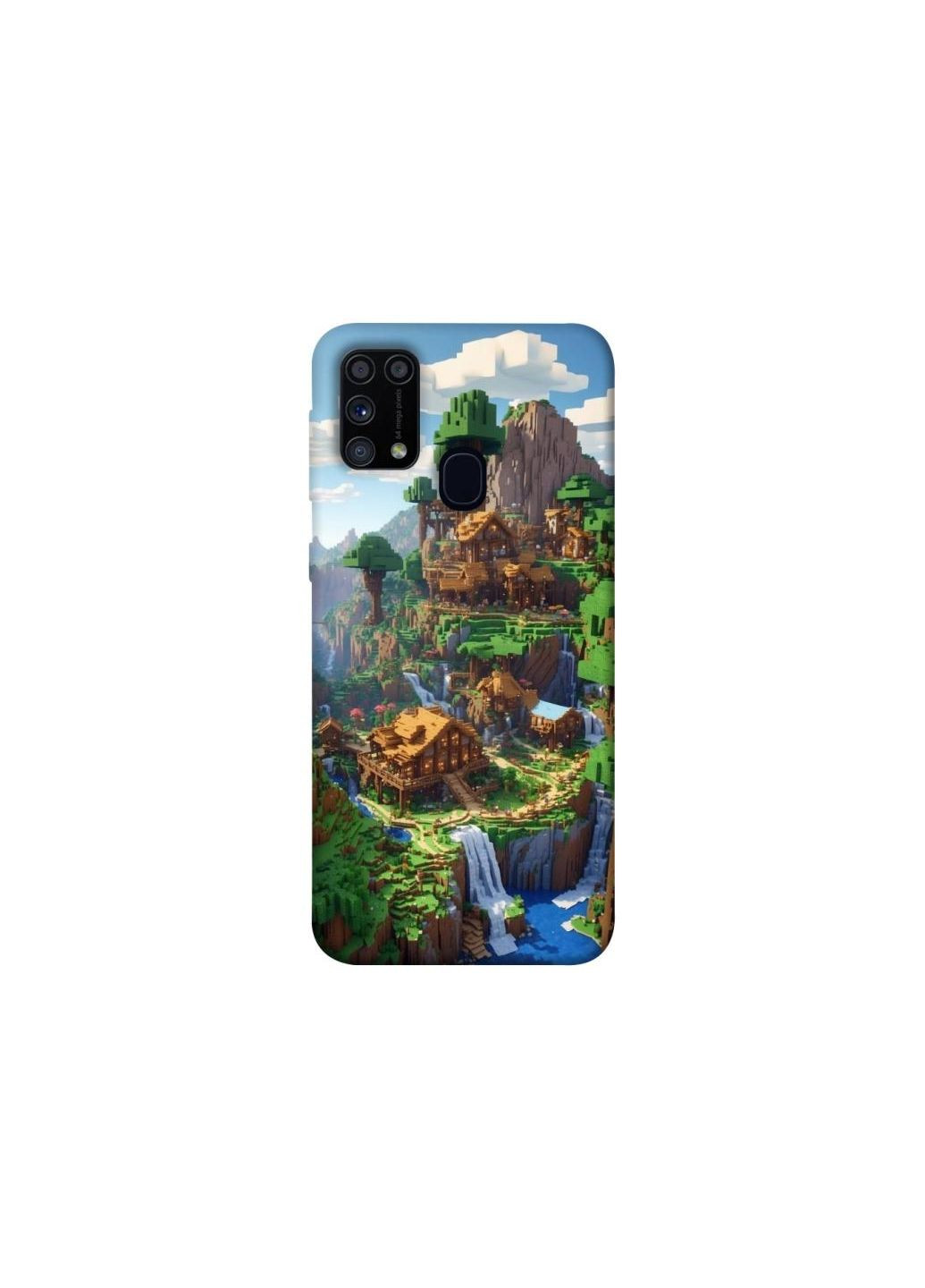Чехол на Samsung Galaxy M31 Minecraft universe Frontalka (353362124)