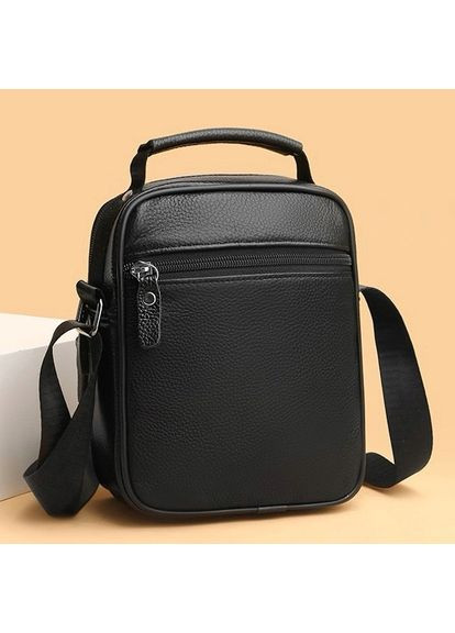 Мужская сумка барсетка 17x21x9, кожаная сумочка планшет 75003 черная Tiding Bag (370159496)