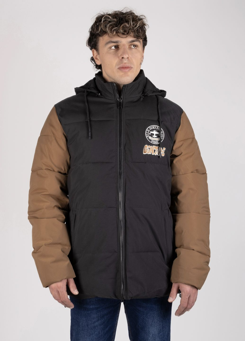 Чорна зимня куртка чоловіча зимова wx-7111 чорна 345020 Power