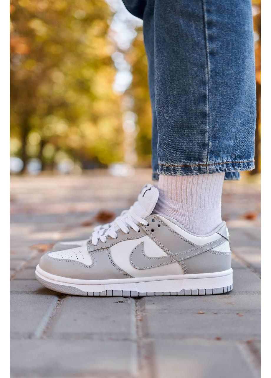 Сірі Осінні кросівки чоловічі nike sb dunk low retro grey найк сб данк No Brand