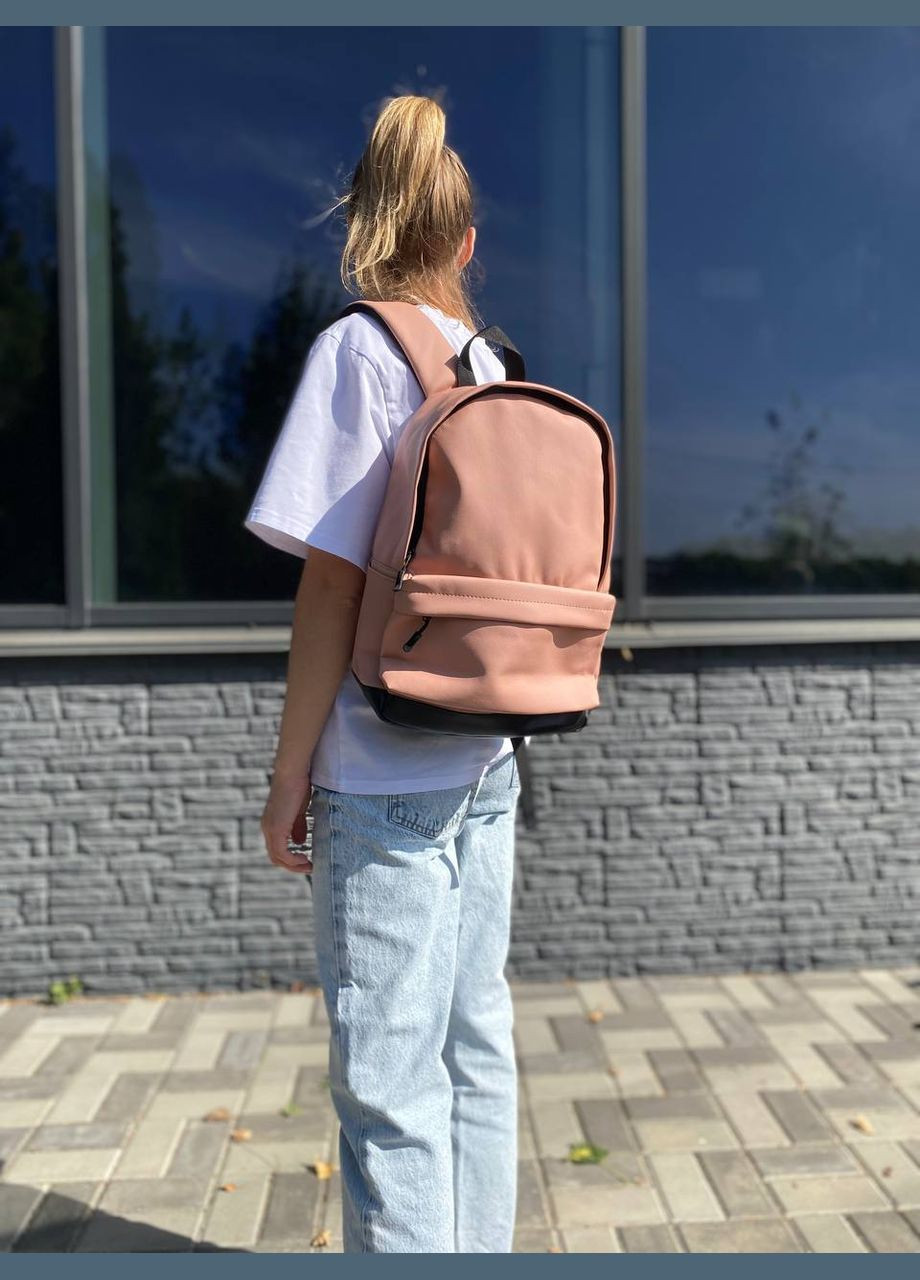 Жіночий рожевий рюкзак портфель Town style mini pink No Brand (307497311)