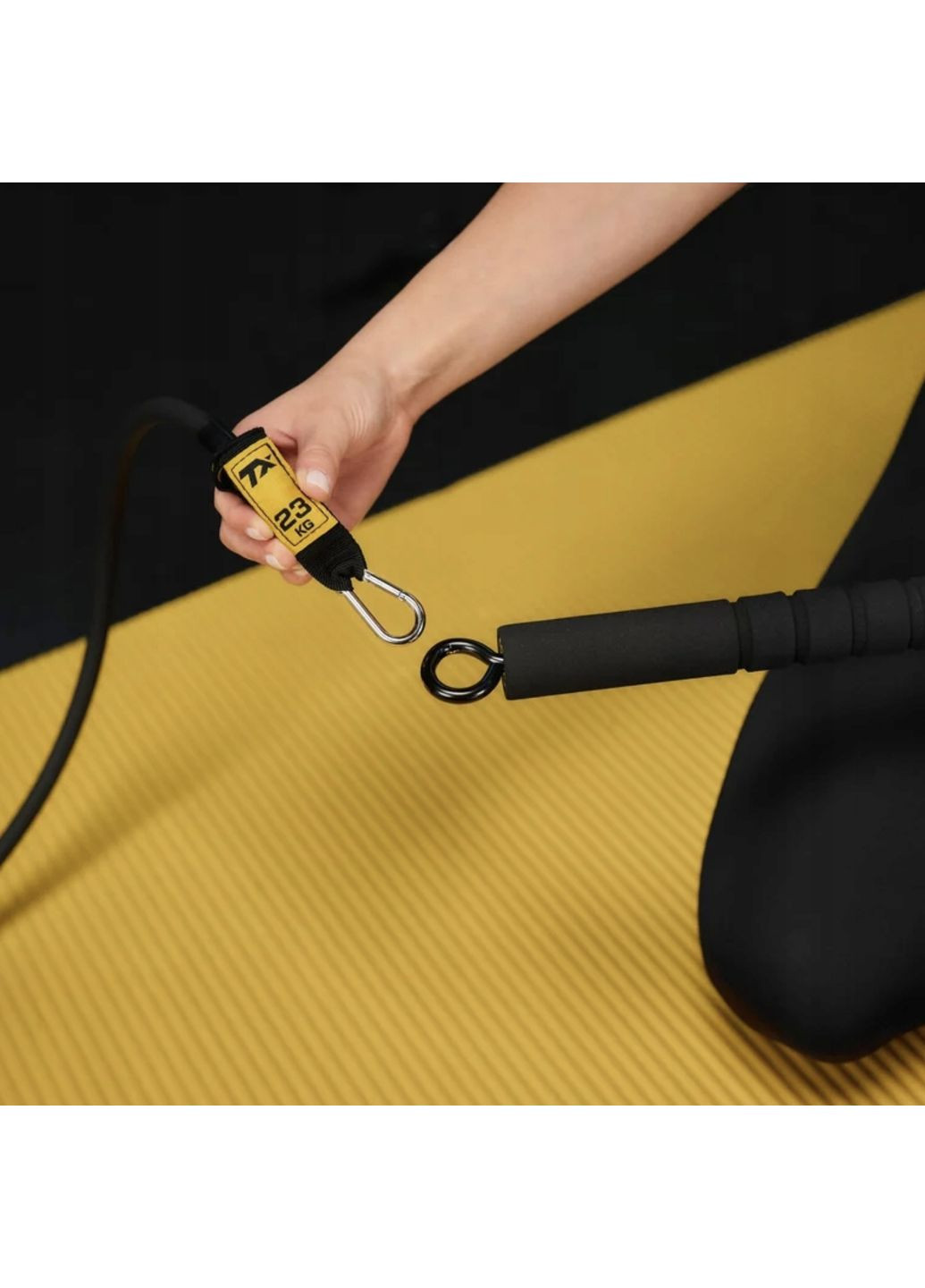 Палиця гімнастична з еспандерами TX-023TS 14-74кг TREX Sport (361952221)