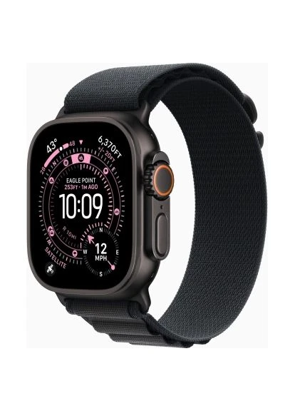 Смарт-годинник Watch Ultra 3 GPS + Cellular 49mm Black Titanium Case with Black Alpine Loop - Small (MF0Q4QP/A) Apple Watch Ultra 3 GPS + Cellular 49mm Black Titanium C (400279389)