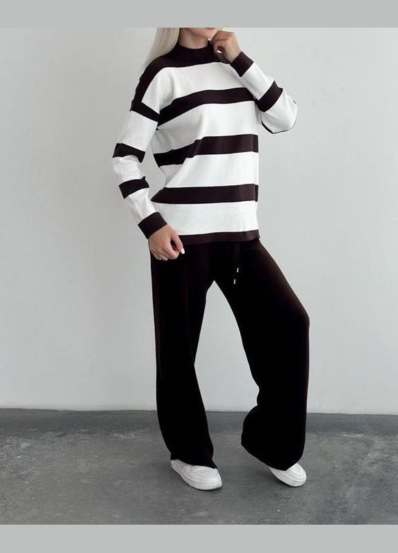 Чорно-білий светр No Brand