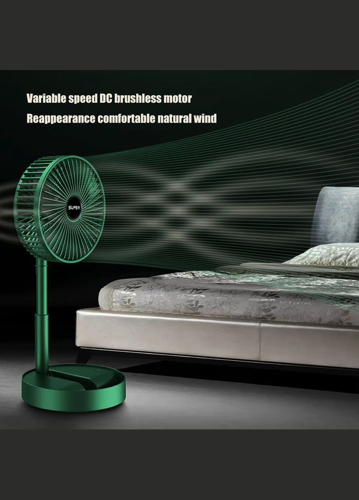 Акумуляторний вентилятор F4 Green 2000 mAh VHG (336543406)