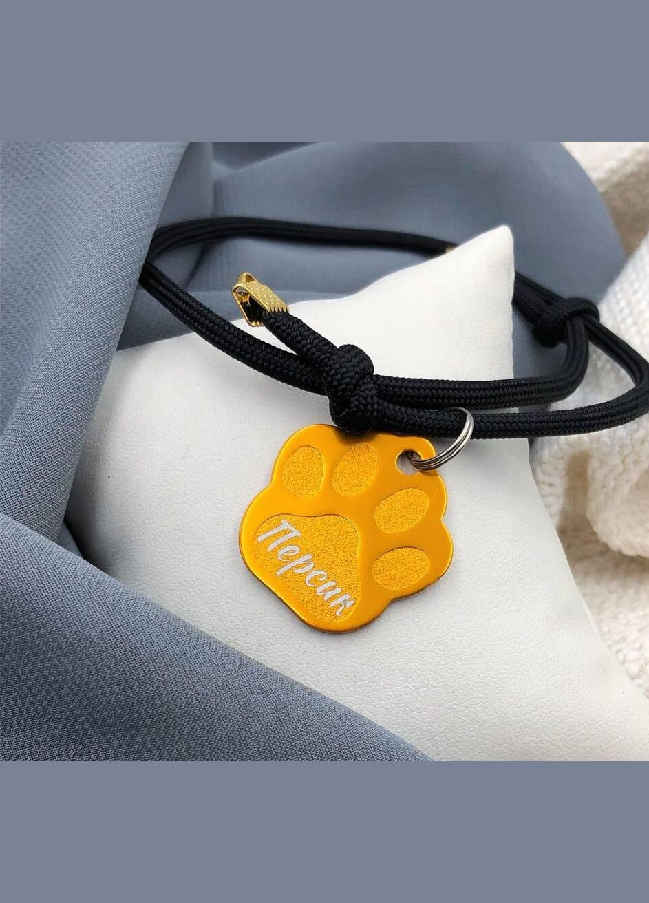 Адресник лапка кольорова алюміній 28*27 мм Konik (338850418)