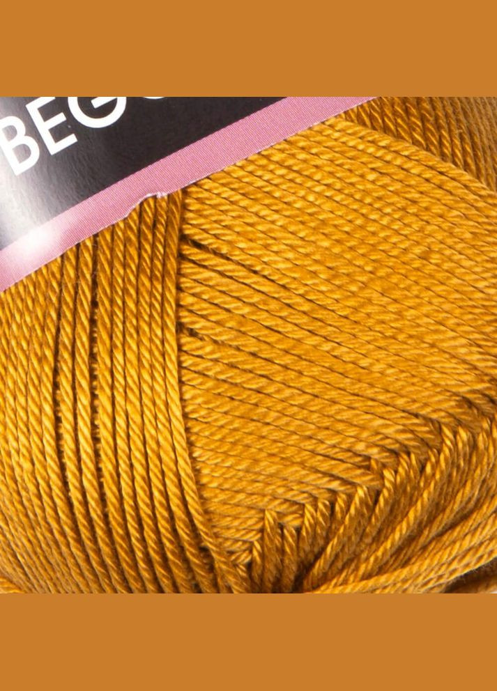 Пряжа Begonia, бавовна, 6340 бурштин, 50 гр YarnArt (340484493)