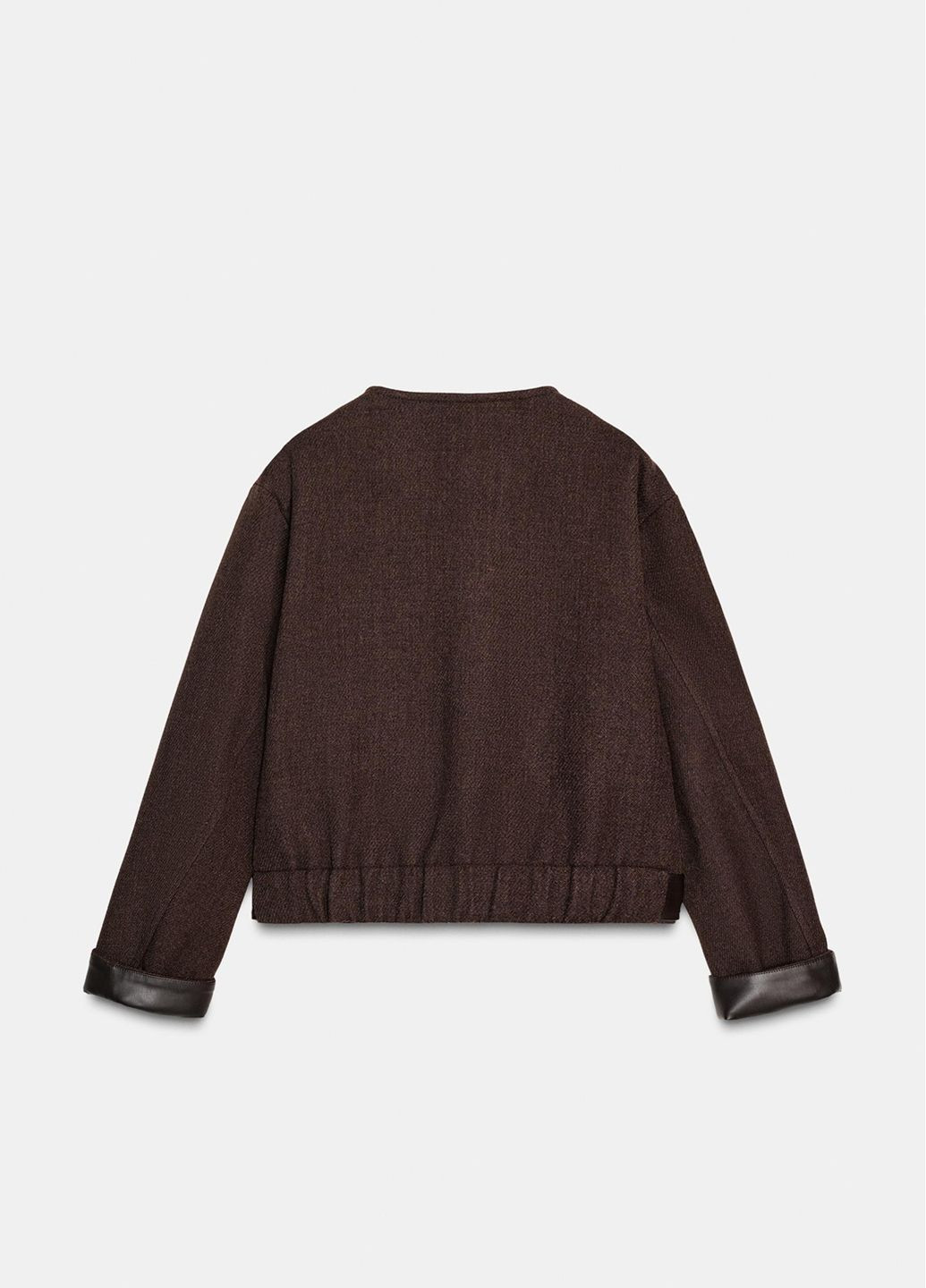 Коричнева демісезонна куртка Zara