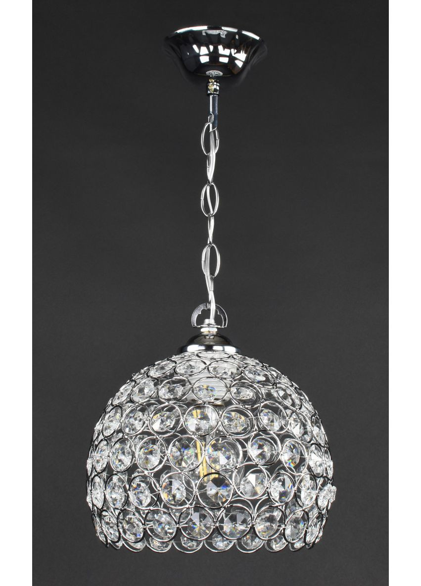 Люстра підвісна на 1 лампочку 28222 Хром 27-42х20х20 см. Sunnysky (364496466)