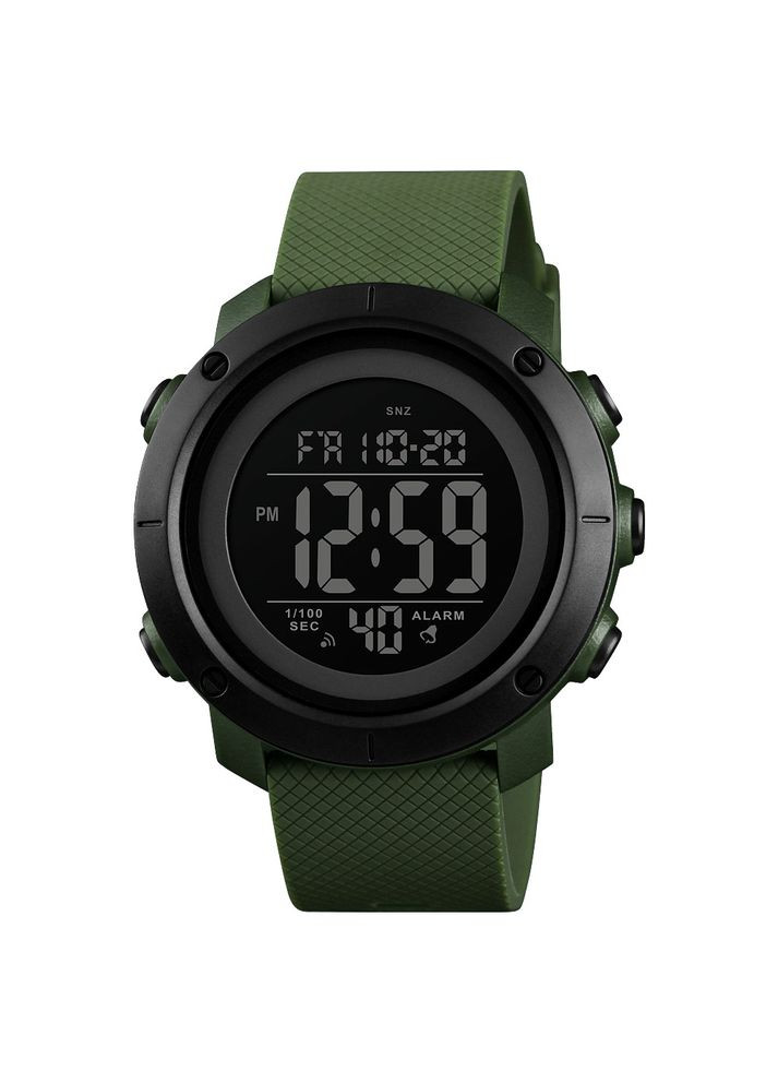 Годинники 1426AGBK чоловічі електронні спортивні водонепроникні з будильником та календарем ProDobro (367267399)