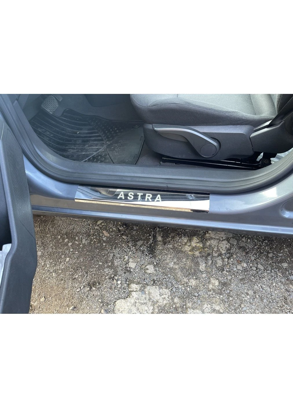 Накладки на пороги V1 (4 шт, сталь) для Opel H 2004-2013 гг CARMOS Astra (388951773)