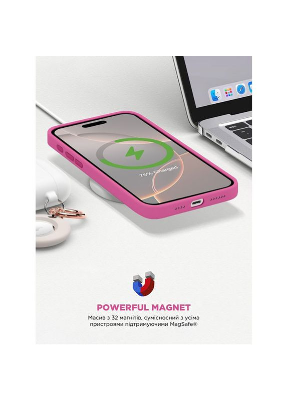 Чохол ICON2 MagSafe для Apple iPhone 16 Pro Max Fuchsia (ARM81324) ArmorStandart (323094134)