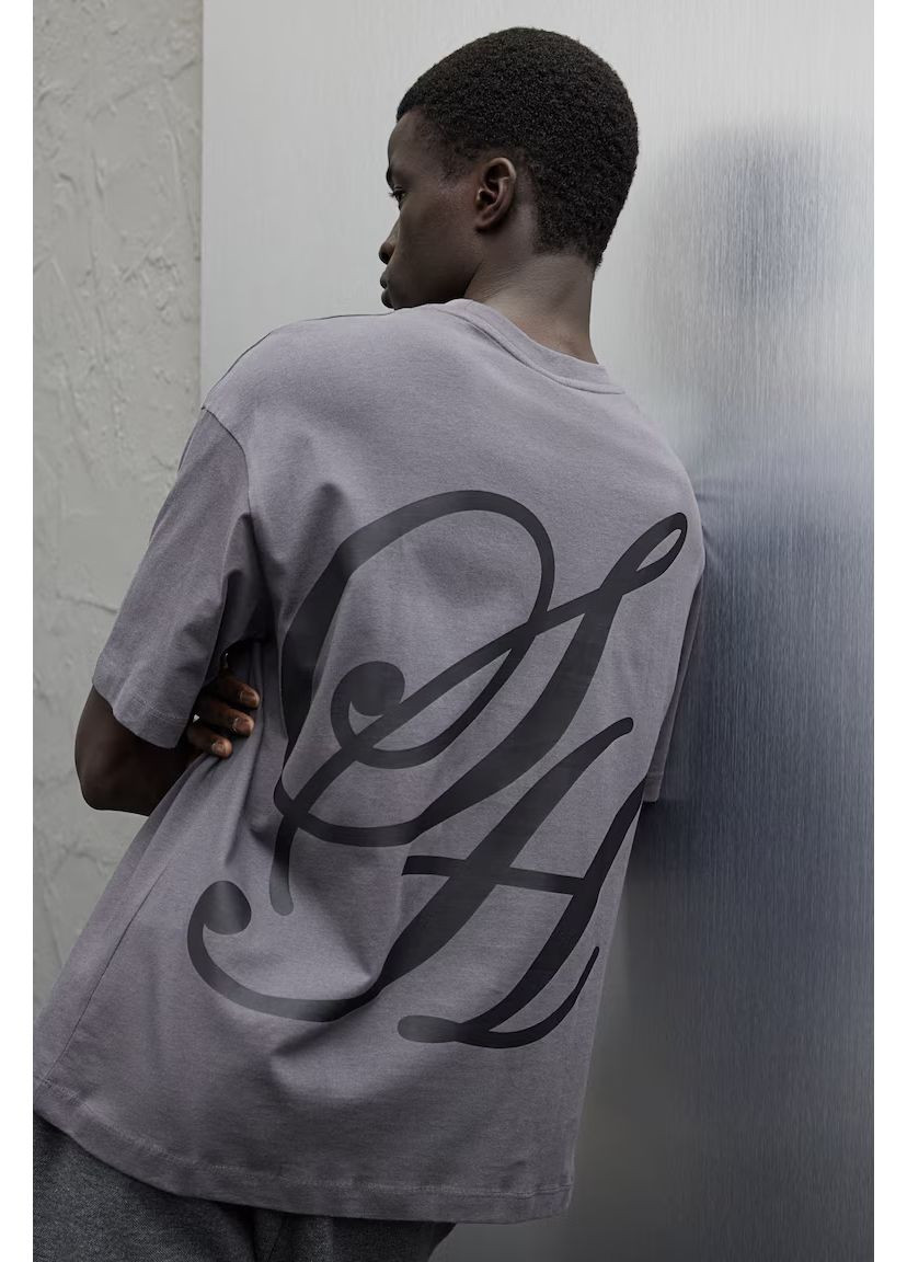 Серая футболка мужская,, серая размер s H&M Футболка