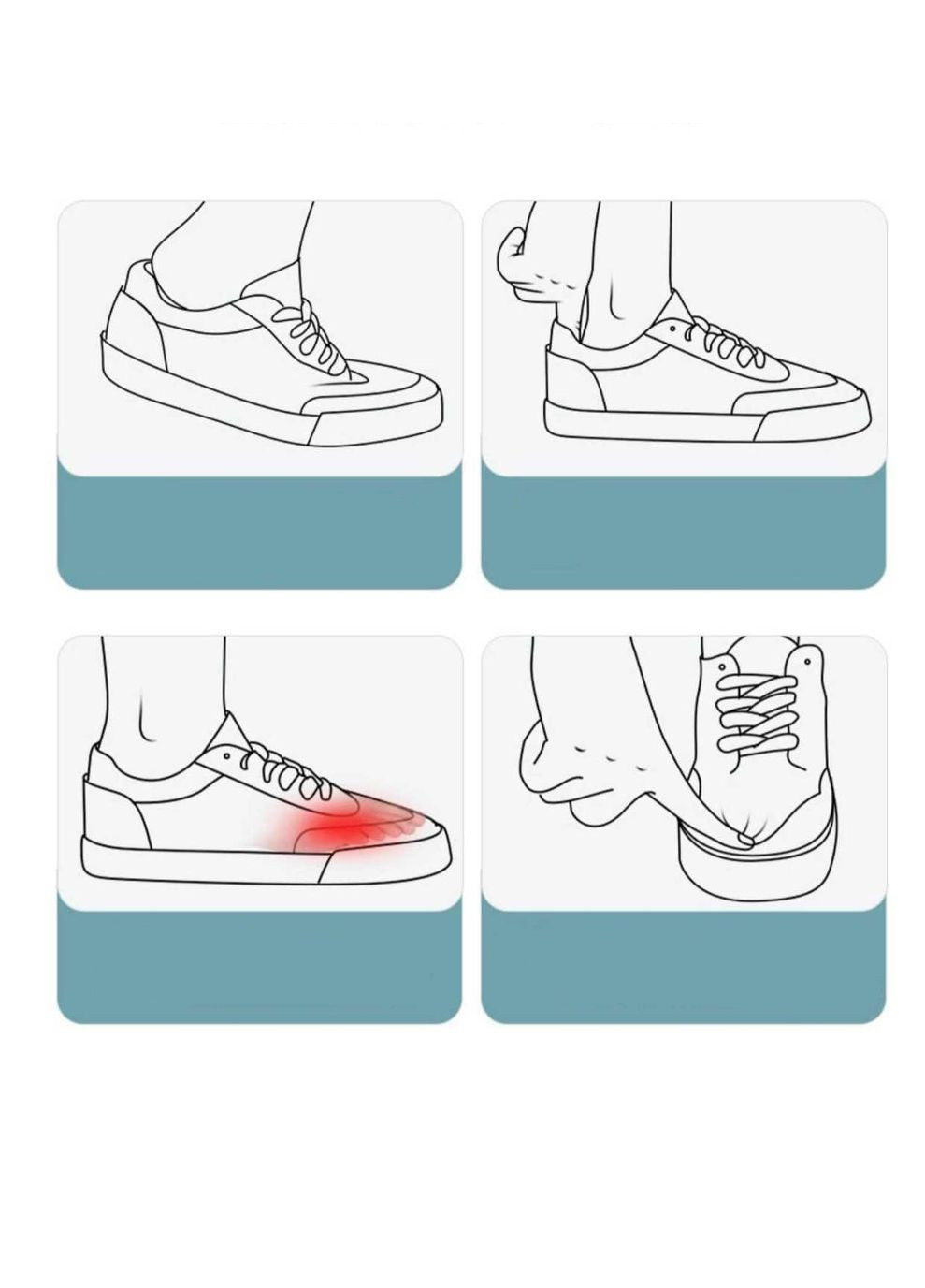 М'яка вставка-устілка для зменшення розміру взуття під пальцями бежева розміру 40-46 No Brand (308249792)