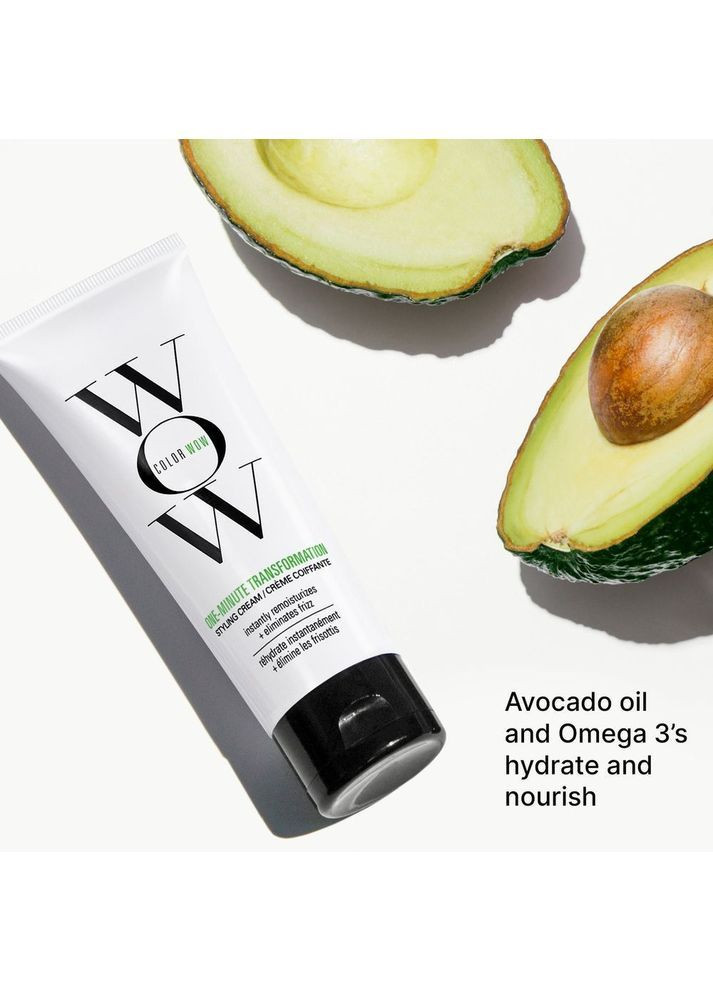 Разглаживающий крем для укладки волос color one minute transformation styling cream 120 ml Wow (365737087)