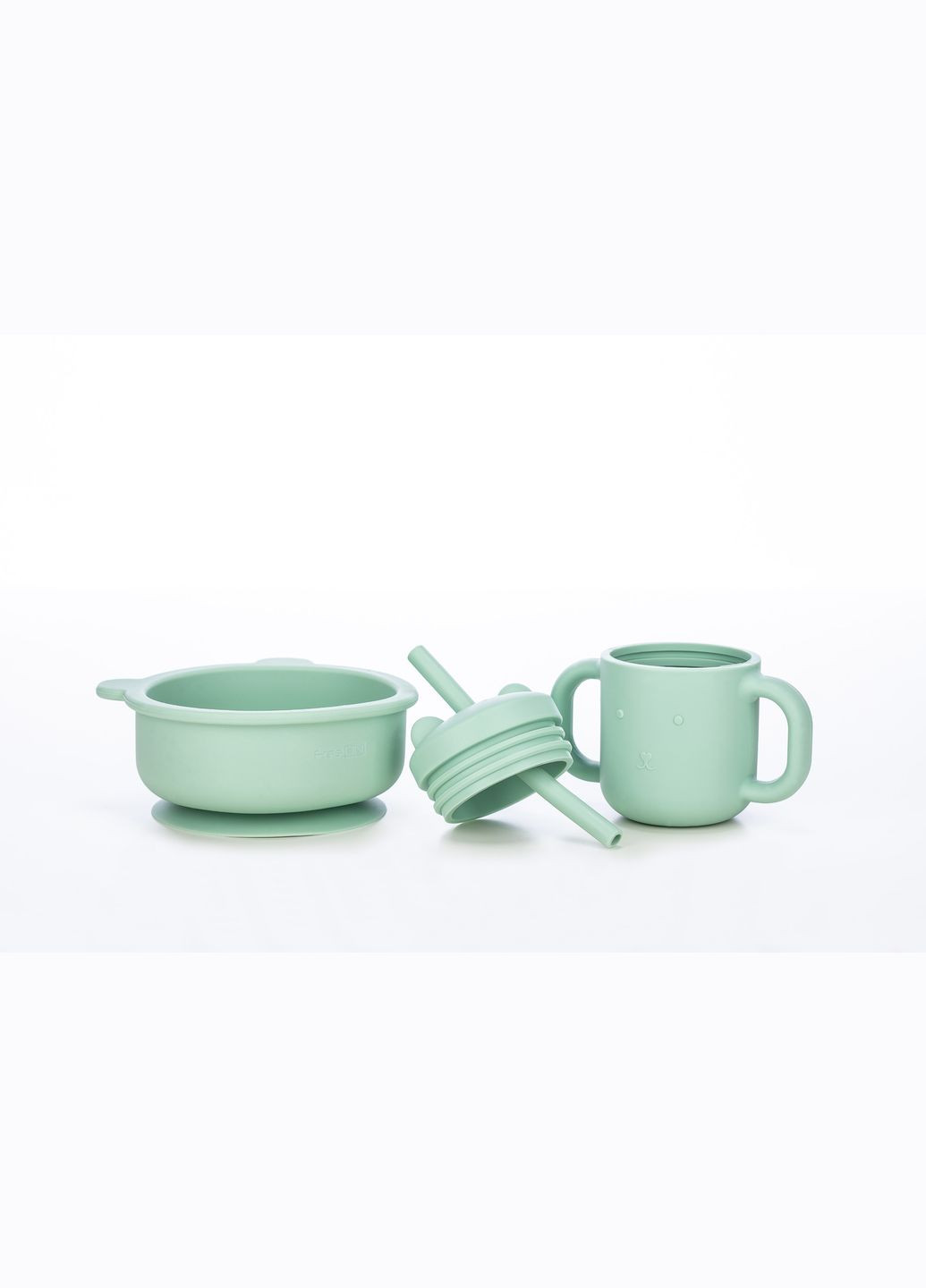 Силиконовая детская миска Lion, мятный () FreeOn 46316 (328395156)