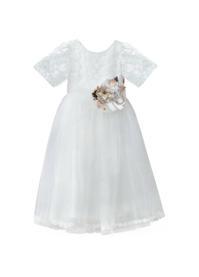 Кремова сукня tivido святкова (1956-128g-cream) Breeze (300625007)