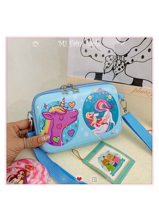 Детская сумочка для девочки Единорог Unicorn Голубая PRC (264913984)