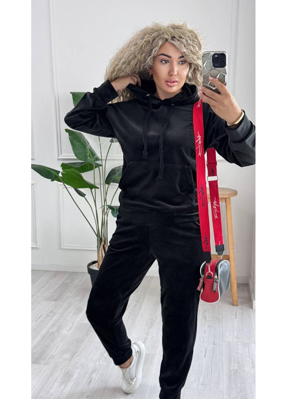 Костюм якісний велюр кофта з капюшоном та кишеня кенгуру,штани Україна (355262163)