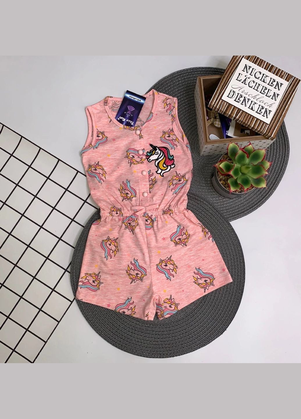 Комбинезон детский летний с шортами на девочку No Brand (341132967)