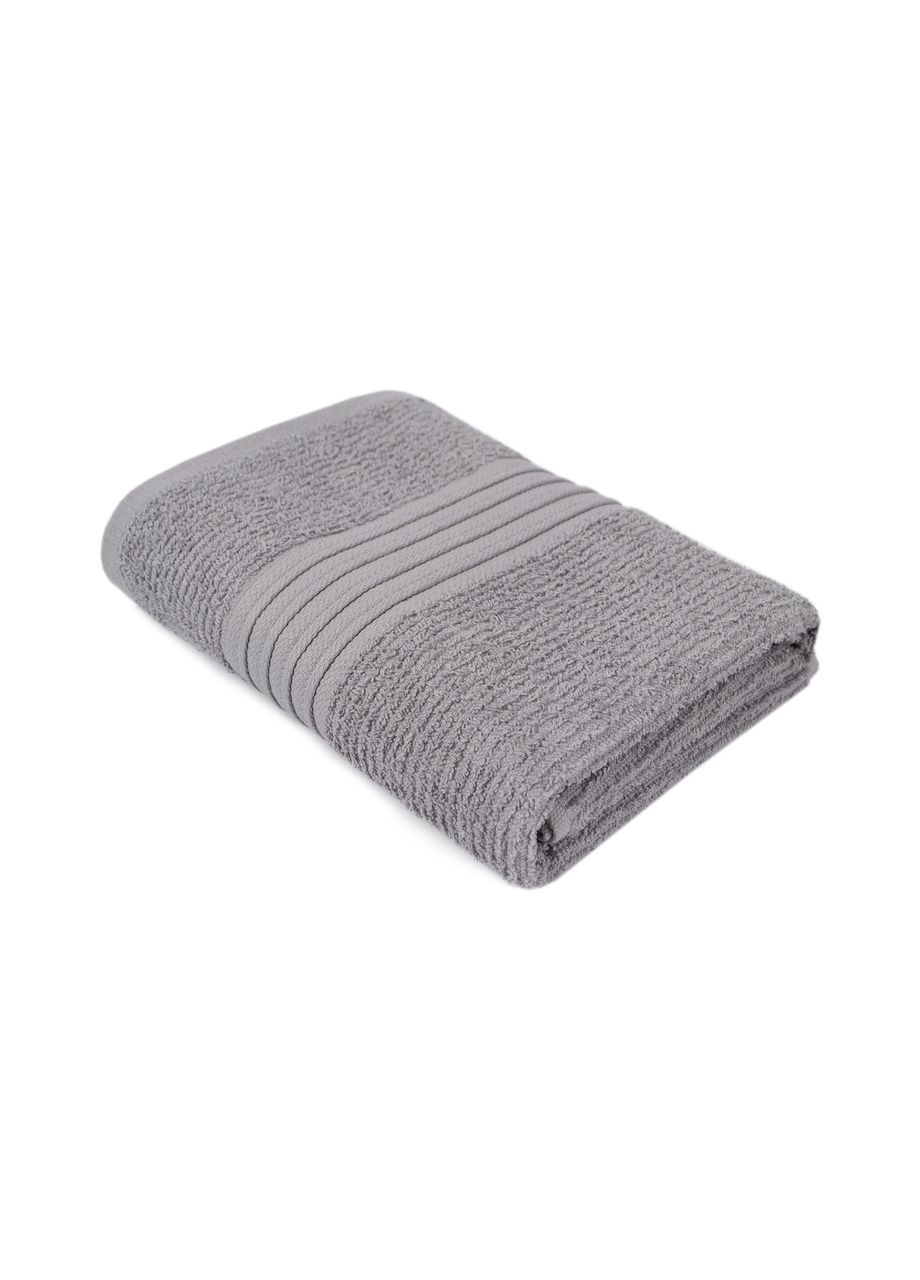 Lotus полотенце махровое home - ammi gri серый 70*140 серый производство -