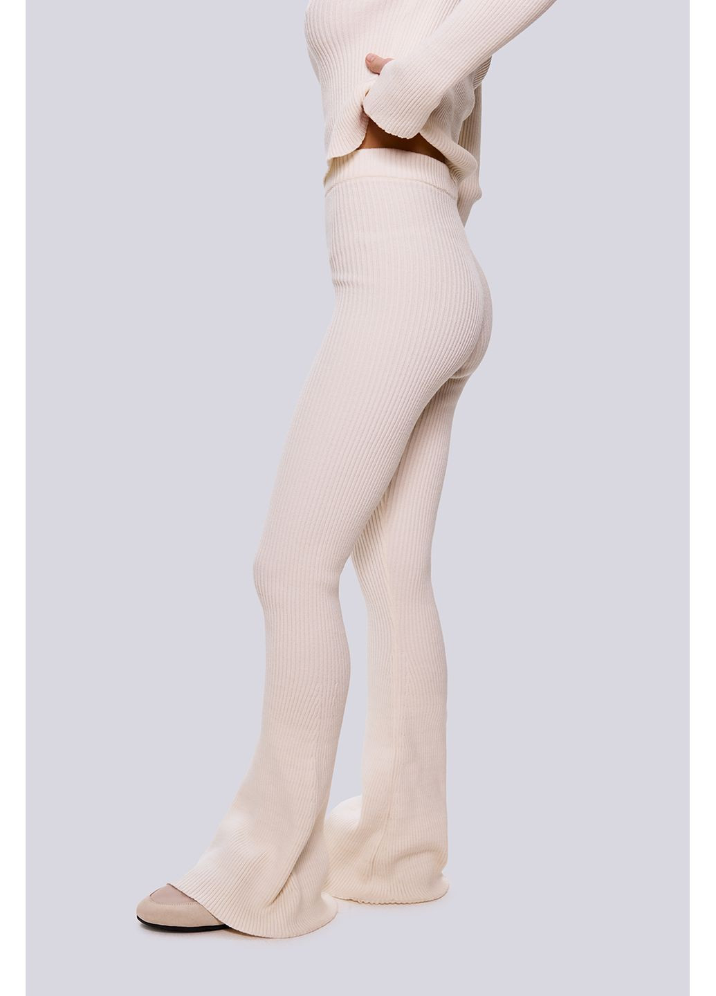 Брюки-клёш XS-S Молочный 2109 Papaya (368156661)