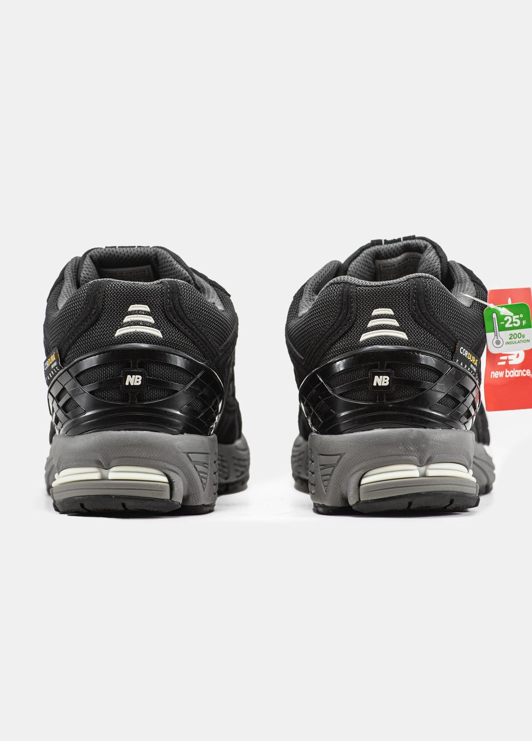 Черные зимние кроссовки зимние мужские new balance 1906r winter black grey fur gore-tex | нью беланс 1906r черные серые с мехом No Brand