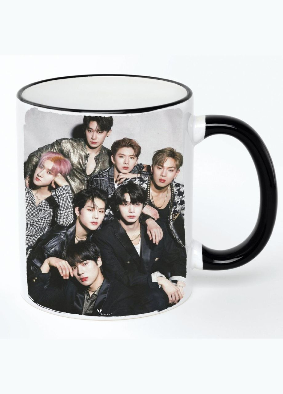 Чашка TWICE K-pop #006 (кухоль, кружка) Біла з чорною ручкою 330 мл No Brand (322716516)