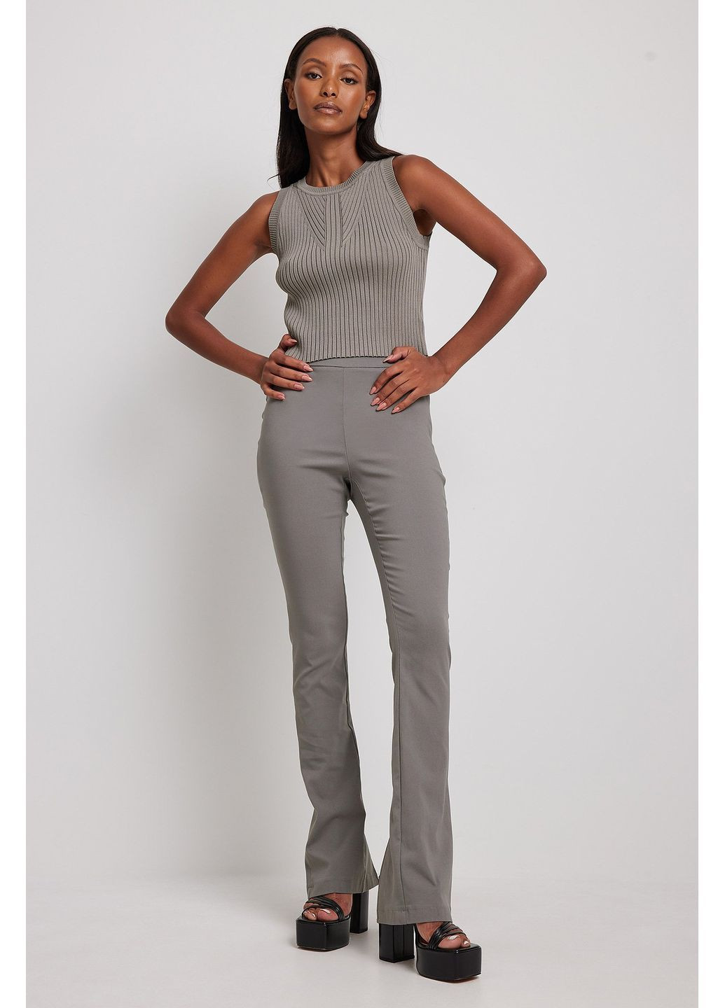 Штани демісезон,сірий, NA-KD (260945051)