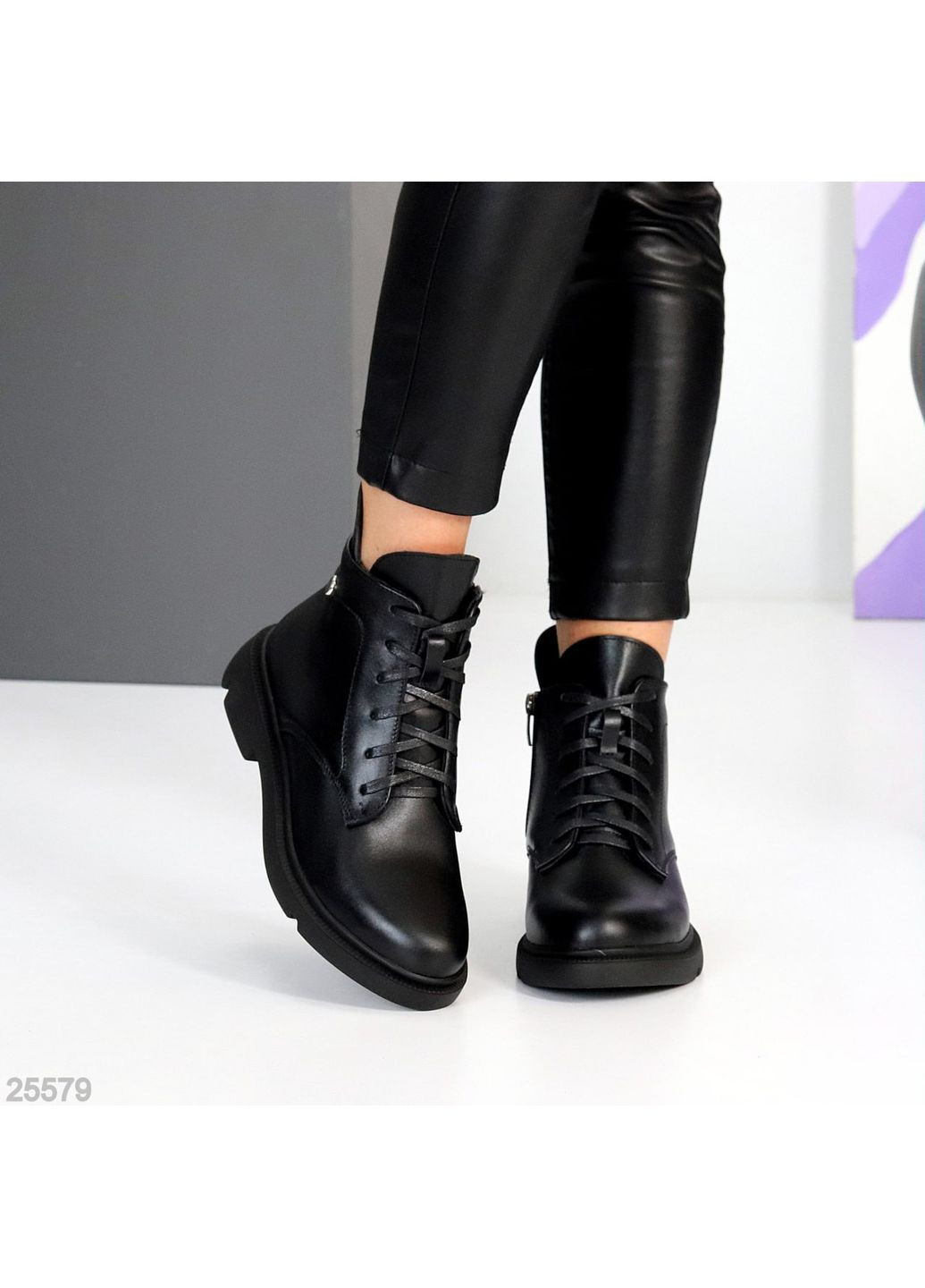 Зимові шкіряні черевики Helen (362648191)