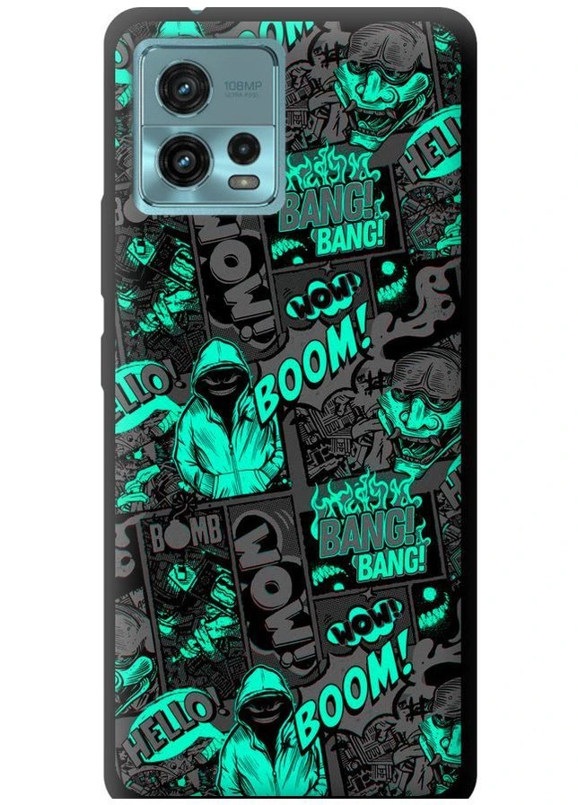 TPU чохол 'Комікс бум' для Endorphone Motorola G72 (401679196)