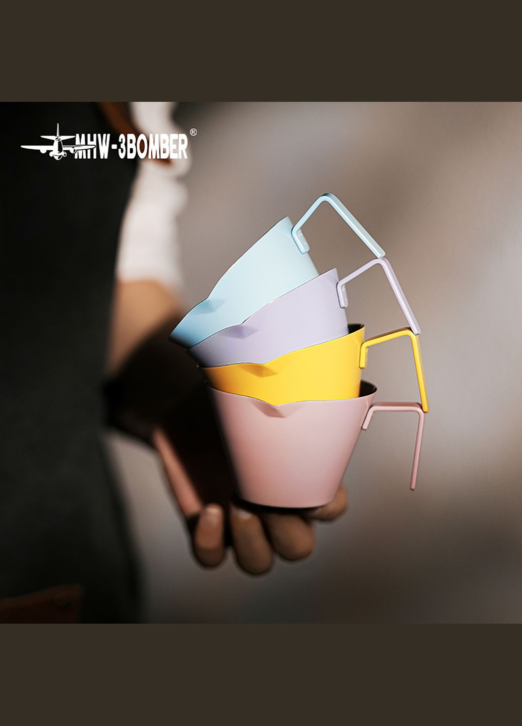 Мірна ємність для еспресо з двійним носиком Measuring Cup 100 мл Блакитна (G5668-OS) MHW-3BOMBER (325817801)