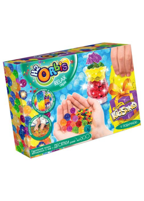 Набір креативної творчості "RELAX BOX" RLX-01-01U, H2Orbis Жовтий Danko Toys (307838209)