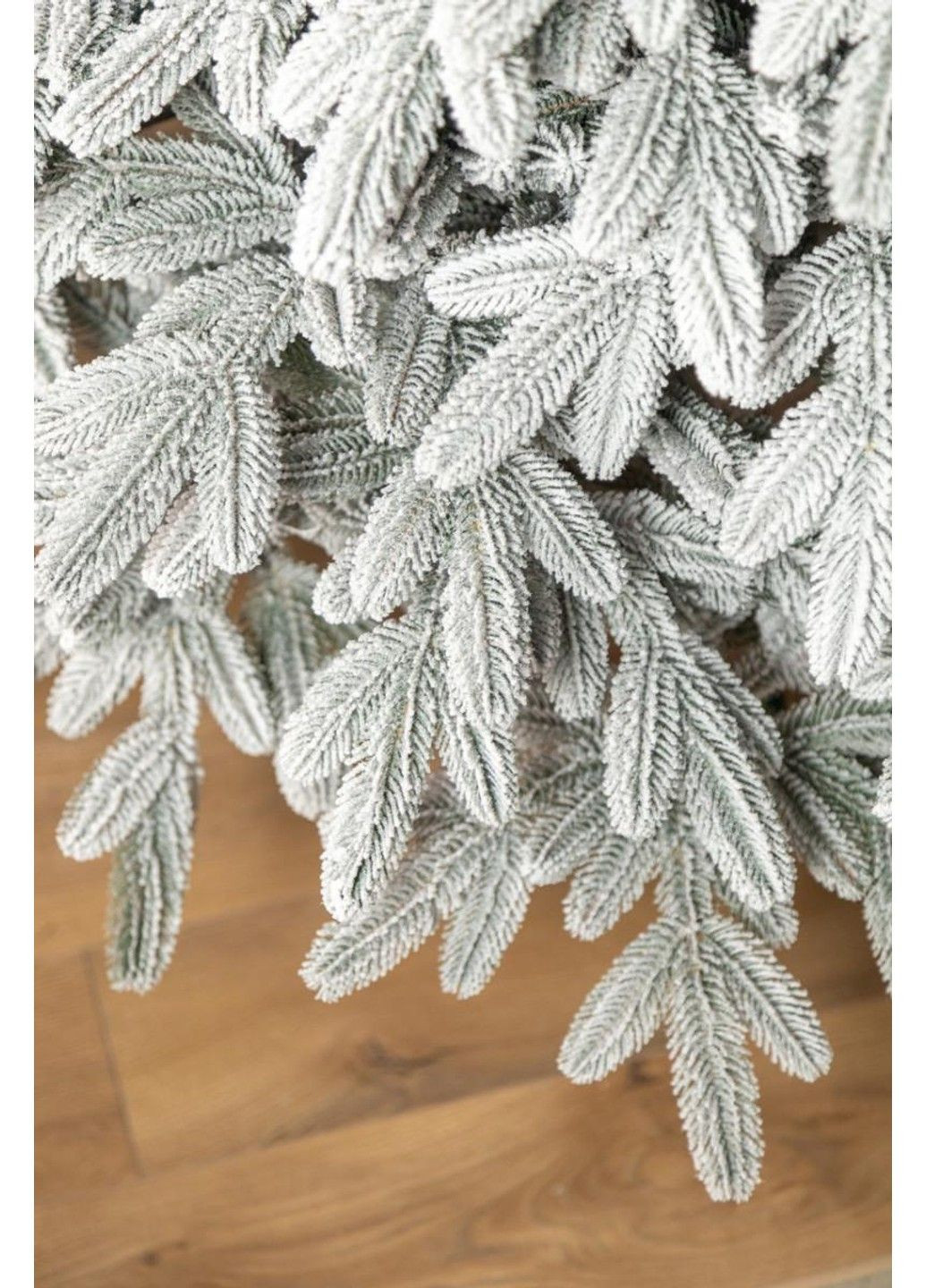 Лита штучна ялинка Преміальна (висота - 1.50 м) Засніжена No Brand (332634779)